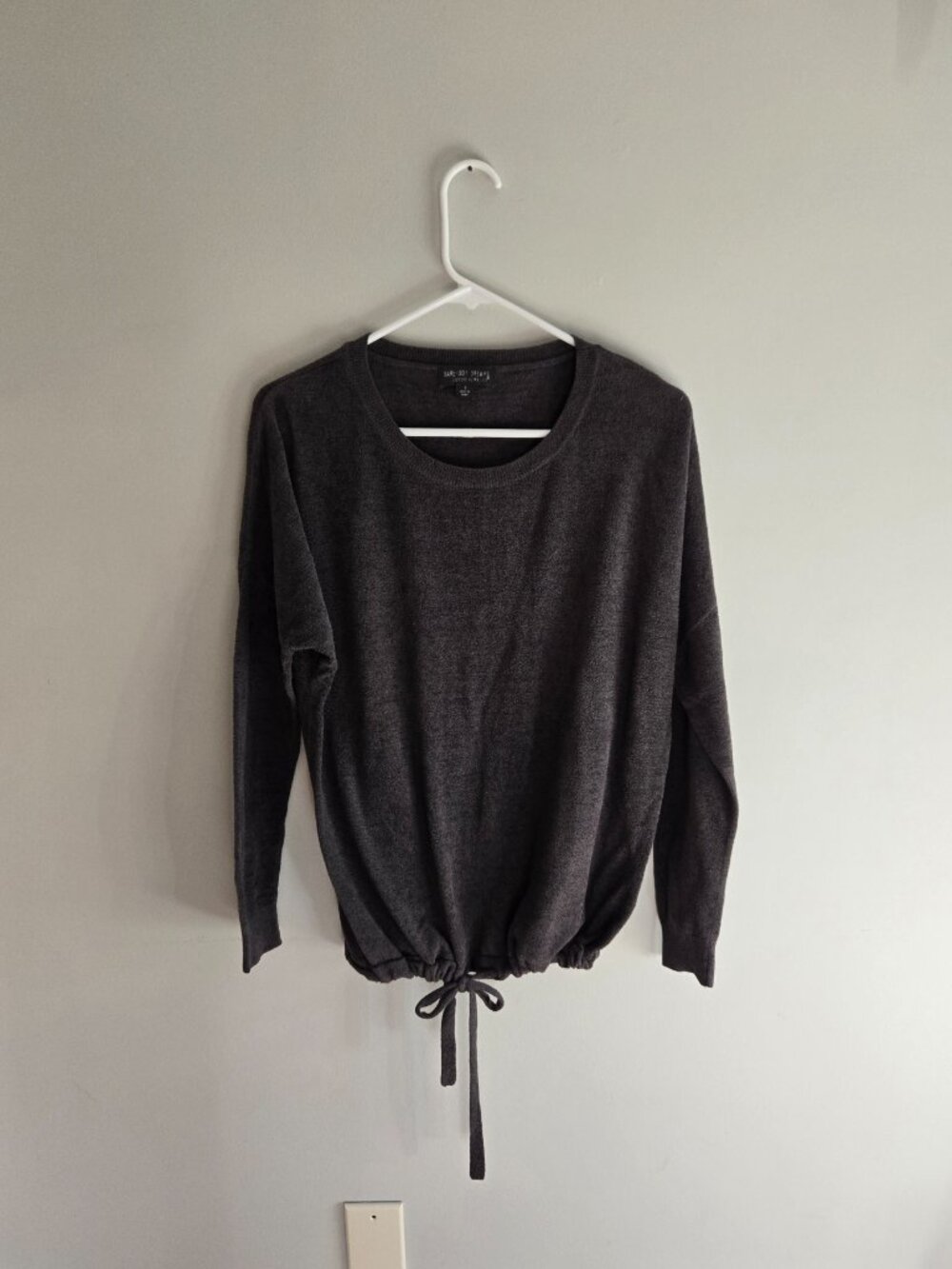 Barefoot Dreams Gray Coxy Chic Sweatshirt, Size S